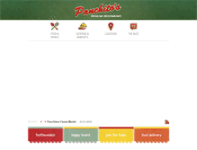 Tablet Screenshot of panchitos.net